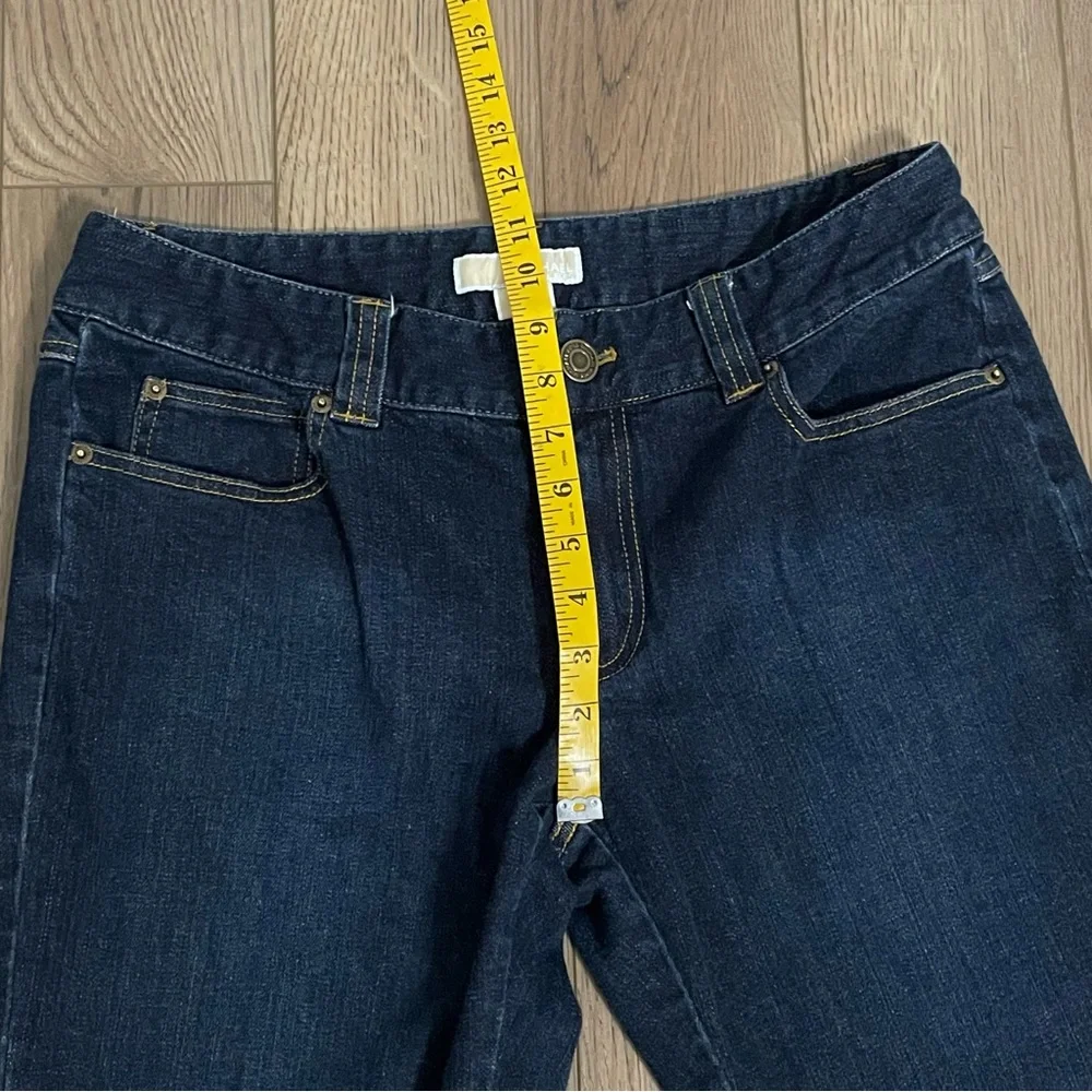 Michael Kors Low Rise Dark Denim Flare Jeans‎